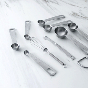 Anillos de espesor de cucharas de metal: rodillo de masa francesa de acero inoxidable